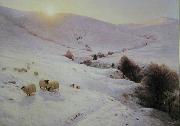 Joseph Farqharson The Sun Peeped o'er yon Southland Hills oil painting on canvas